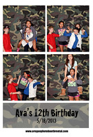 Avas Birthday Photo Booth