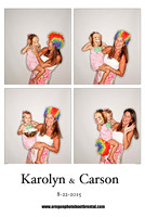 Karolyn and Carson's Wedding Photo Booth